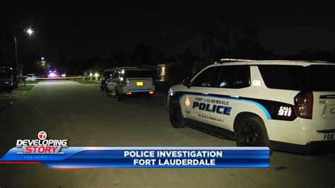 Shooting investigation underway in Fort Lauderdale neighborhood